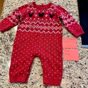 Little Sleepies Play Collection Disney Sweater Romper